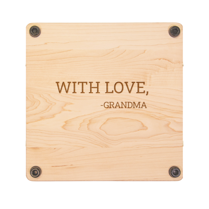 Maple Wood Cutting & Cheeseboard Square | Recipe Board | 12 x 12"