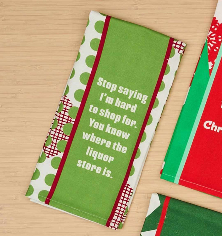 CHRISTMAS Hard to shop Dish Towel