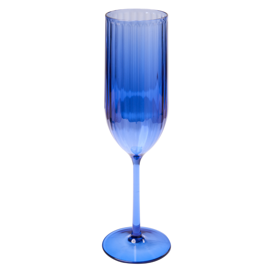 Champagne Modern Tall | Cobalt | 8 Oz