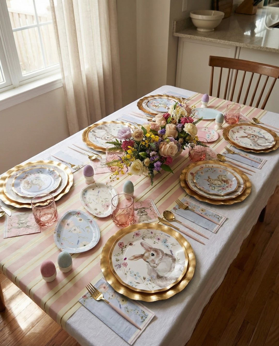Charming Easter Table Setting