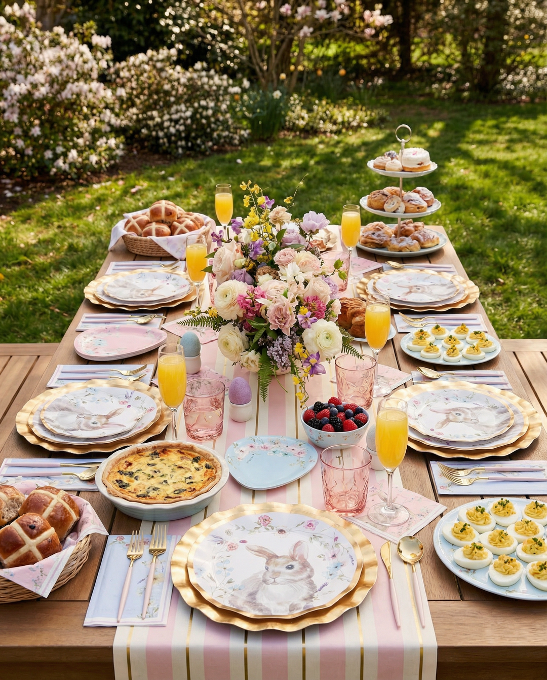 Charming Easter Table Setting