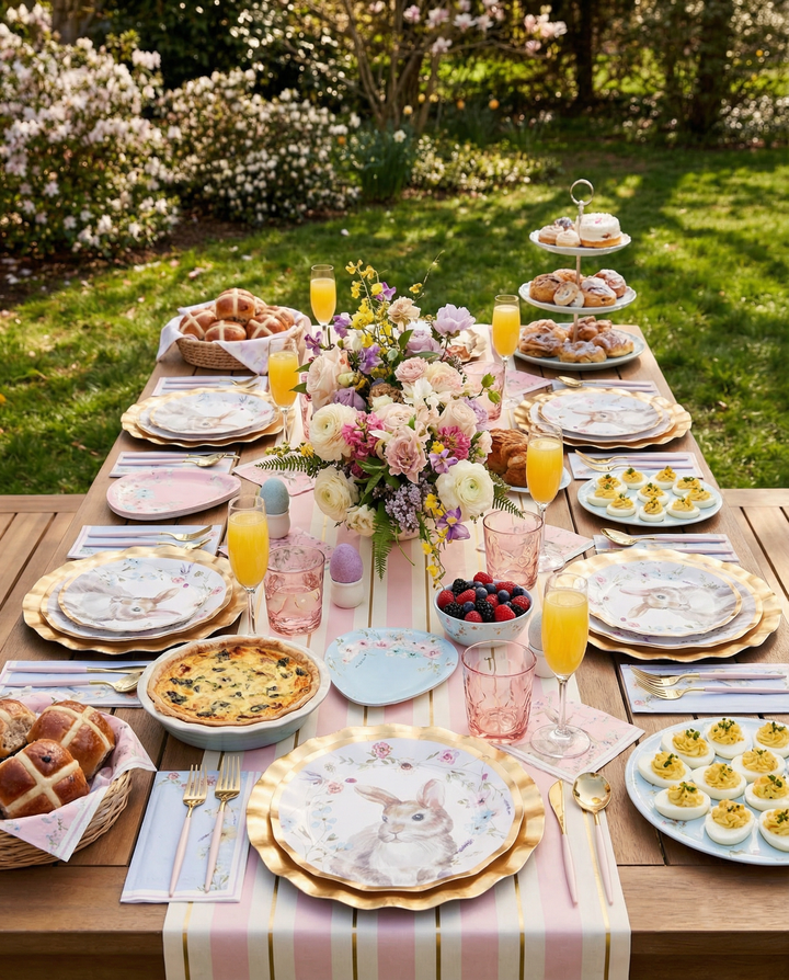 Charming Easter Table Setting