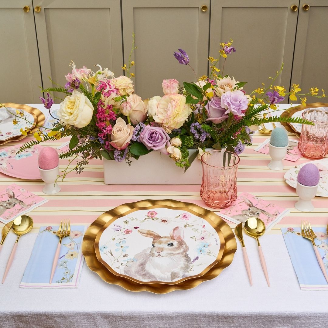 Charming Easter Table For 8 Complete Kit