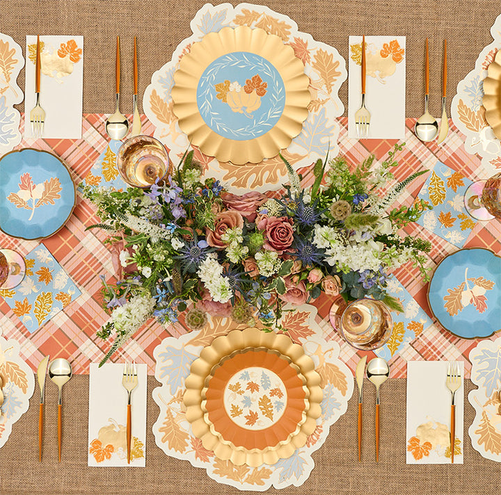 Gilded Harvest: Thanksgiving Table for 16