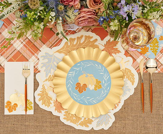 Gilded Harvest: Thanksgiving Table for 16