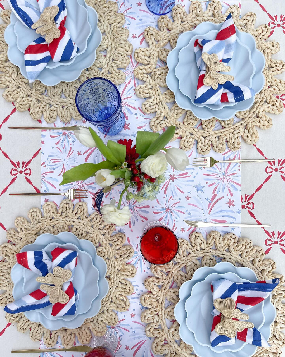 Simply Eco Compostable Table Setting - Sky Blue