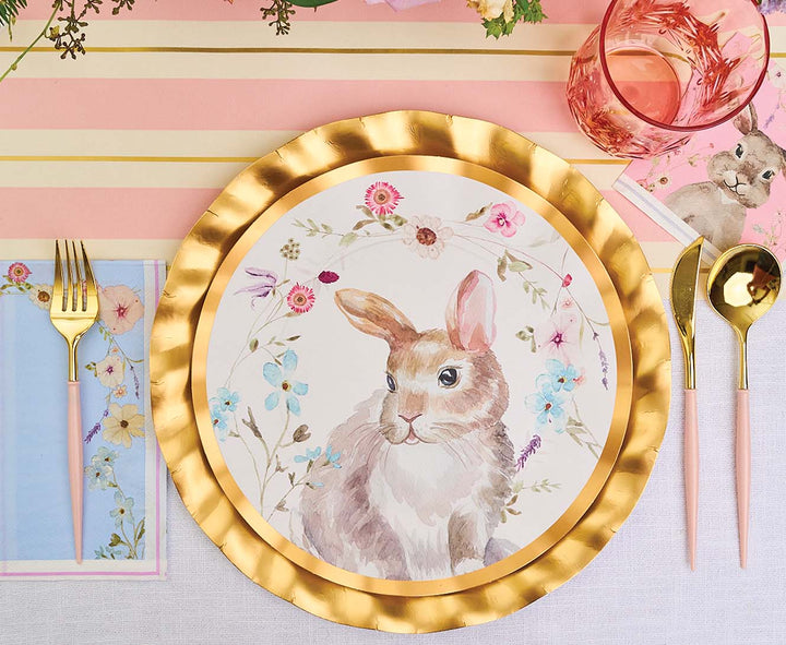 Blush & Gold Bella Assorted Plastic Cutlery/36pc, Service for 12