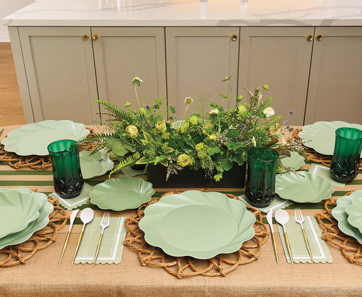 Simply Eco Compostable Table Setting - Sage