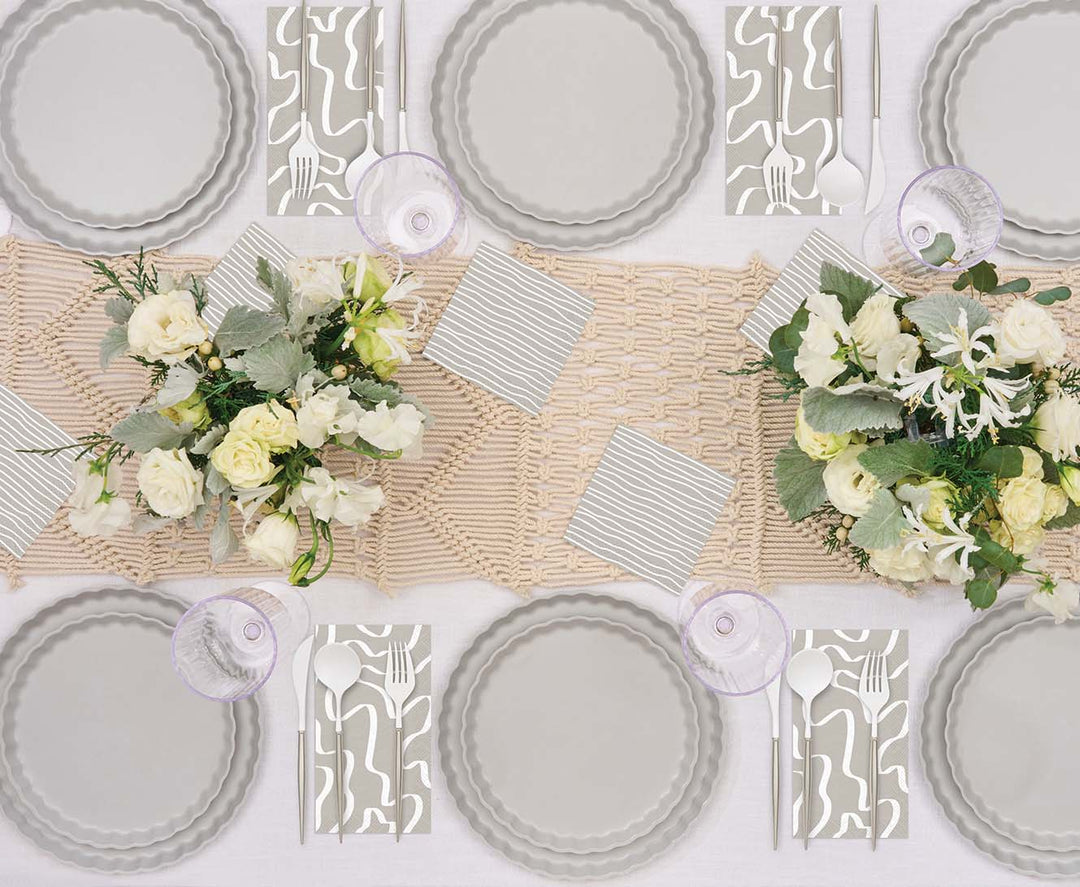 Silver Bella Assorted Plastic Cutlery/24pc, Service for 8