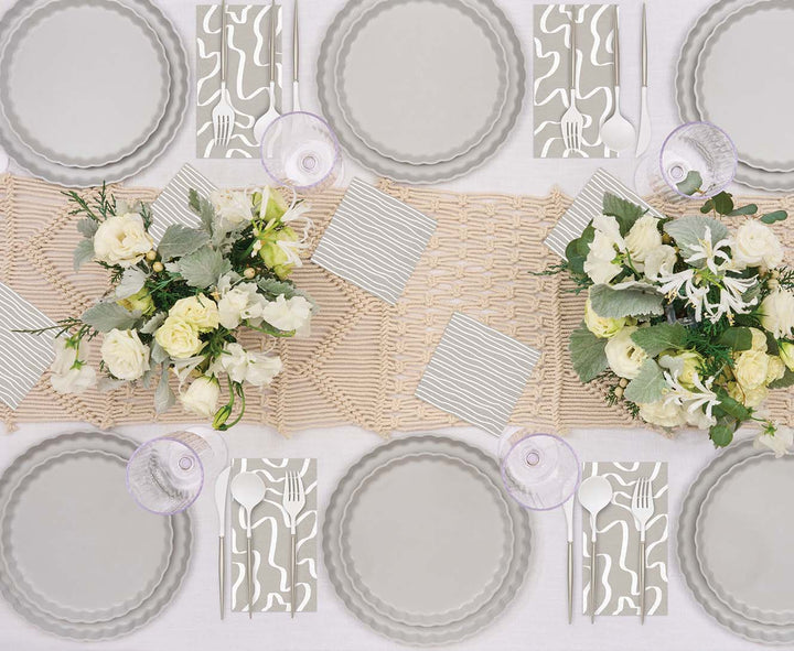 Silver Bella Assorted Plastic Cutlery/24pc, Service for 8