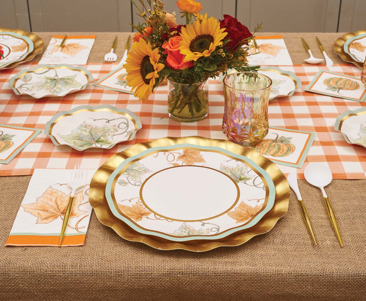 Bright & Thankful Wavy Dinner Plate/8pk