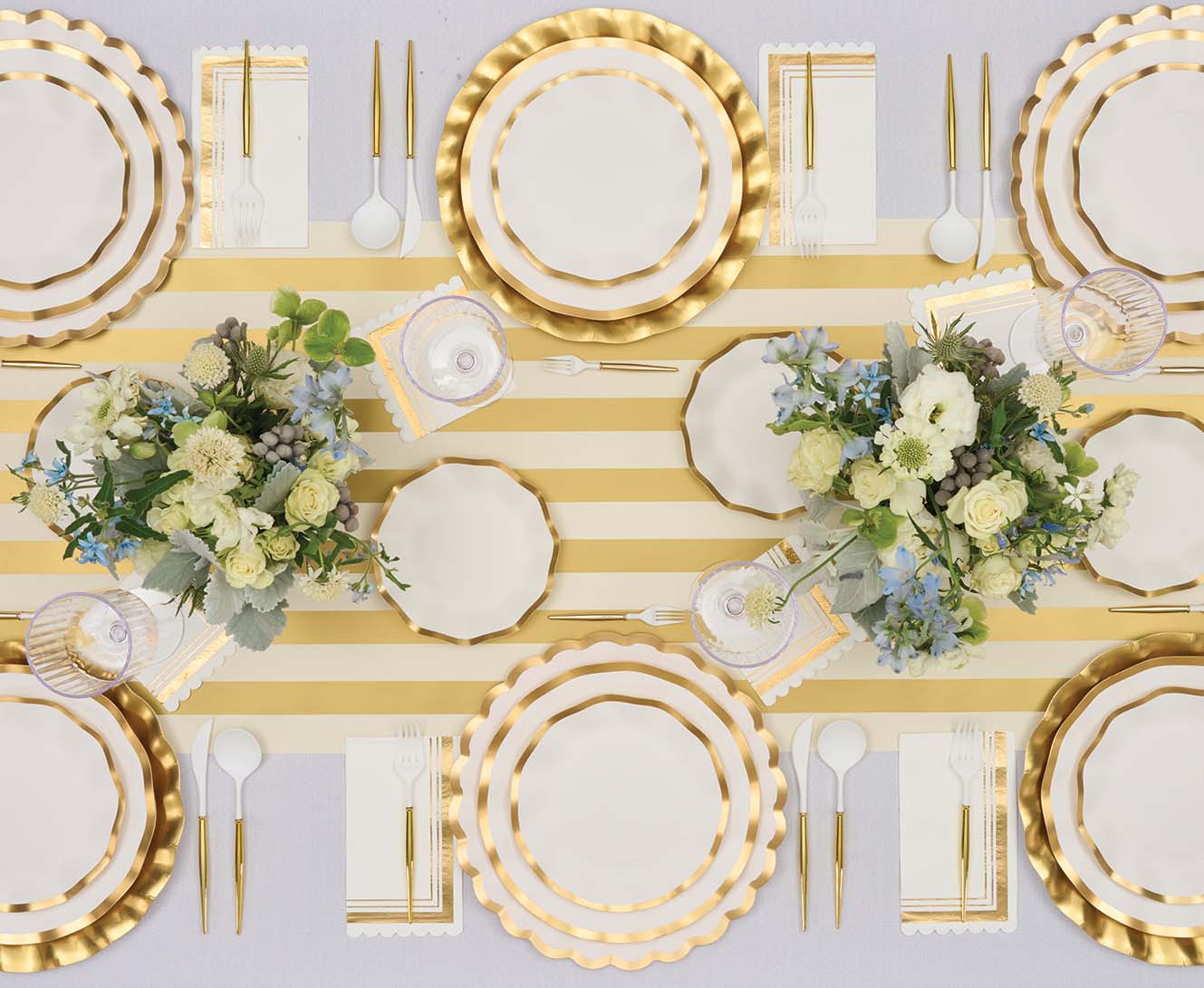 Guest Towel Gold & White - Thumbnail 2