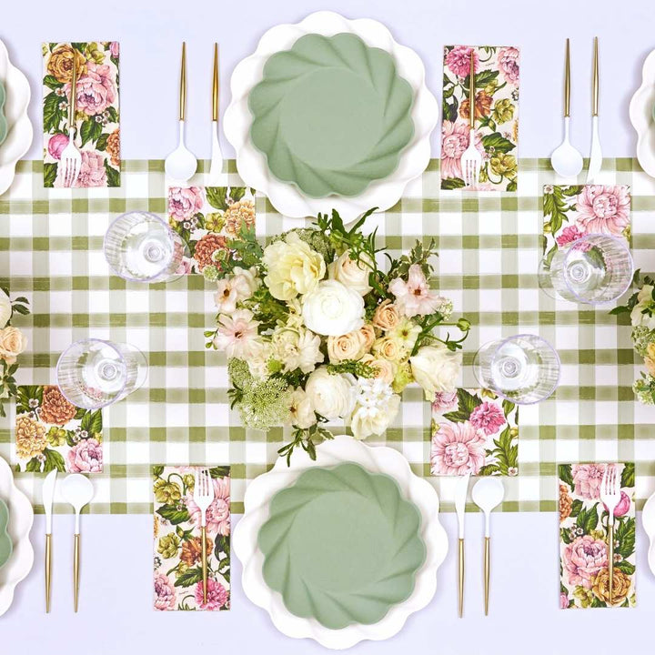 Garden Rose Table Setting