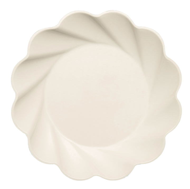 Simply Eco Dinner Plate- Cream/8pkg