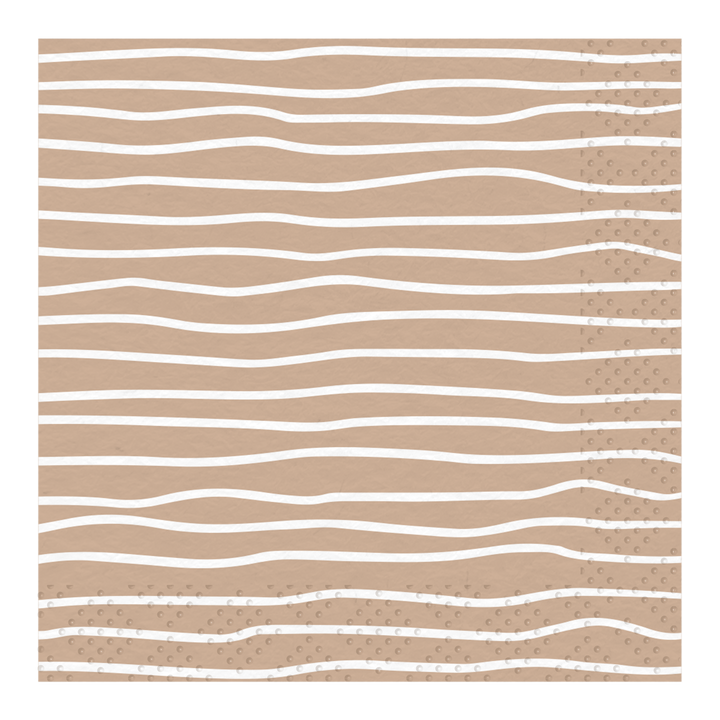 Cocktail Napkin Eco Sand/20 pkg