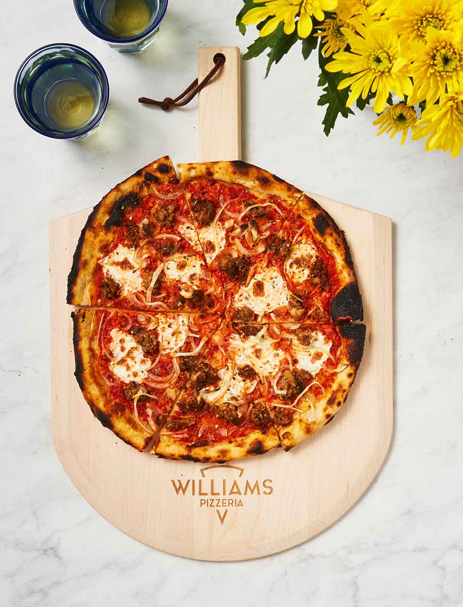 Personalized Maple Wood Pizza Peel 14 x 21"