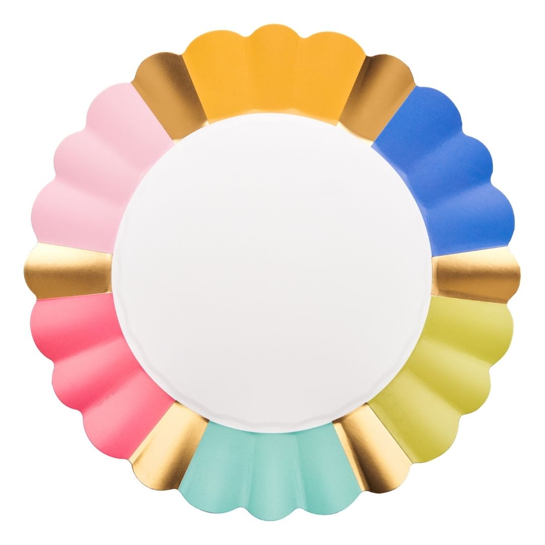 Scalloped Dinner Plate Panoply - 8pkg