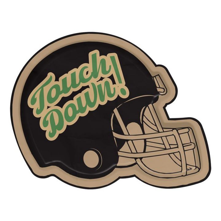 Tailgate Helmet Diecut Dinner Plate/8pk