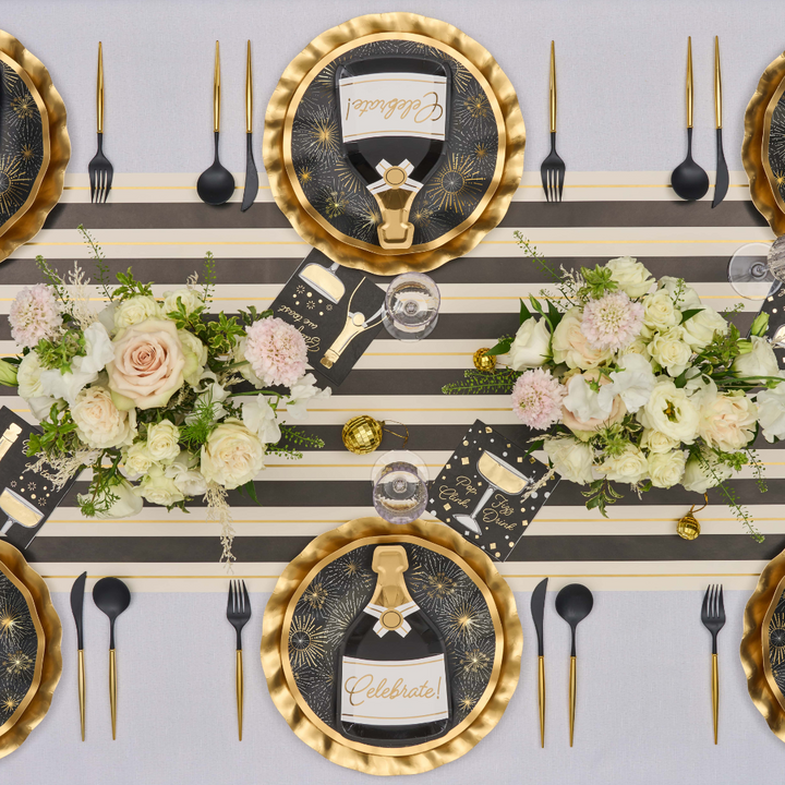 Wavy Dinner Plate Celebrate Good Times/8 pkg