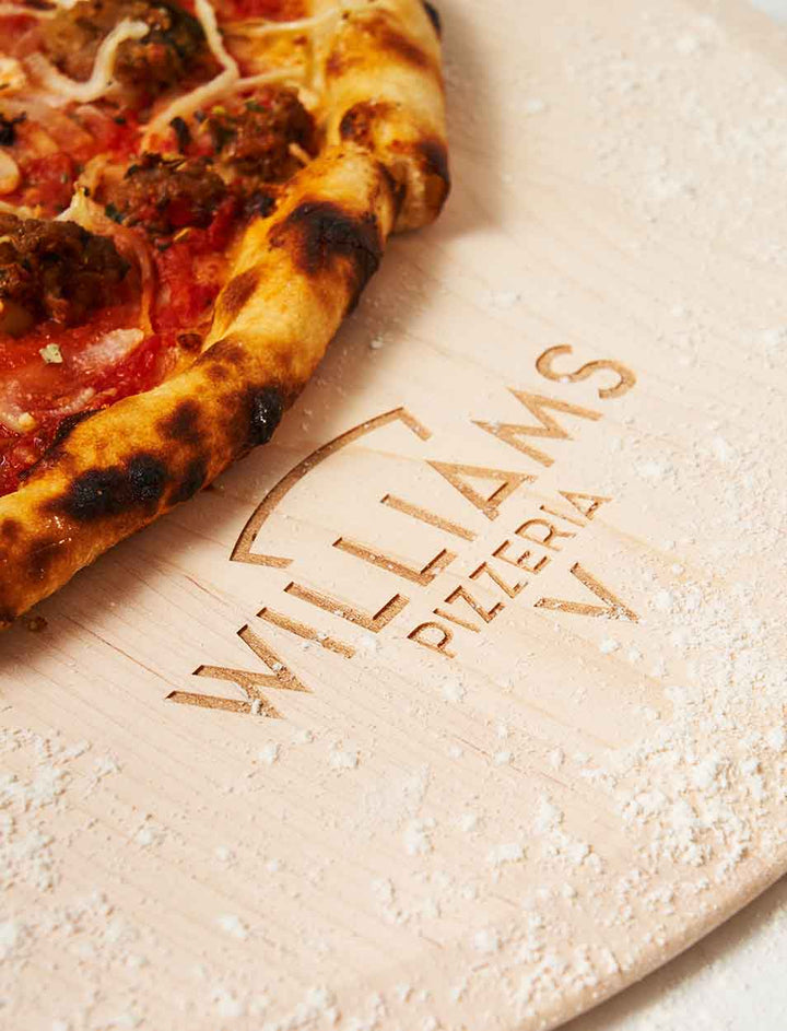 Personalized Maple Wood Pizza Peel 14 x 21"