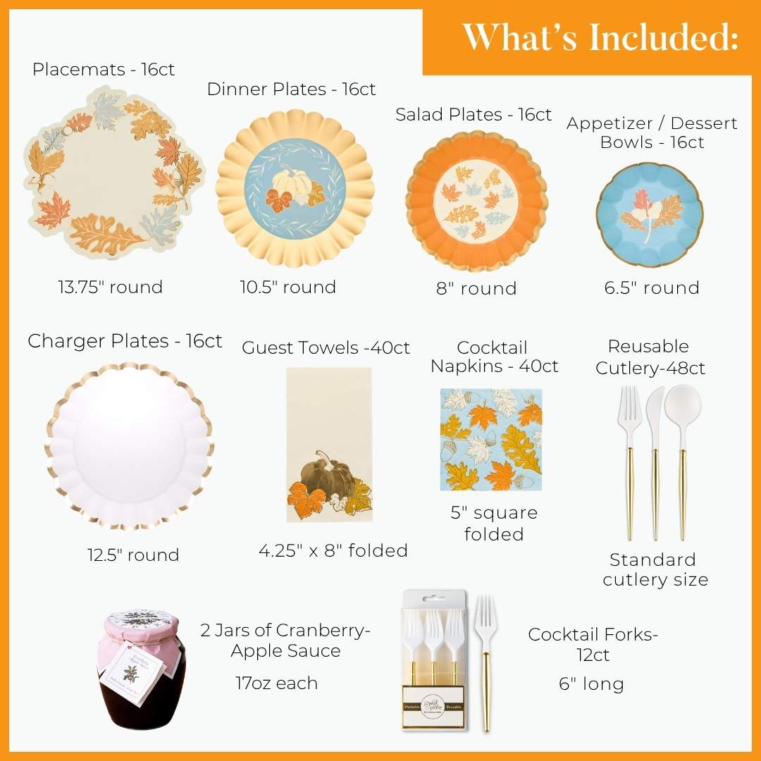 Gilded Harvest: Thanksgiving Table for 16