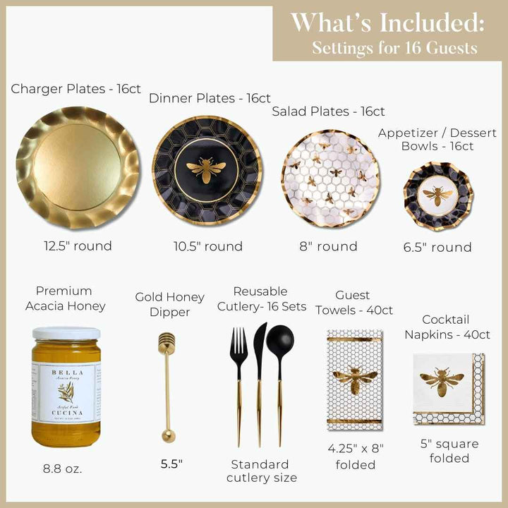 Ultimate Rosh Table for 16: Honeybee