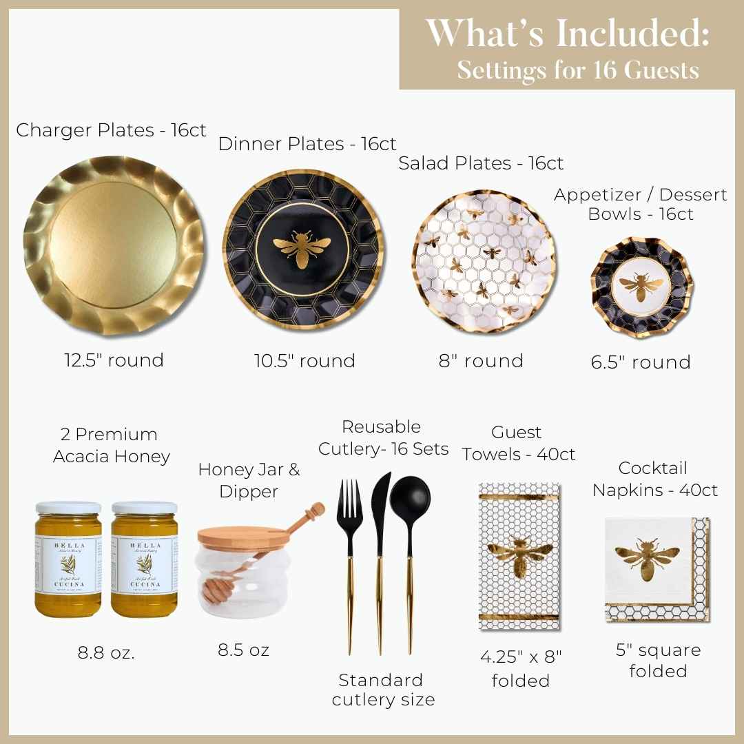 Ultimate Rosh Table for 16: Honeybee