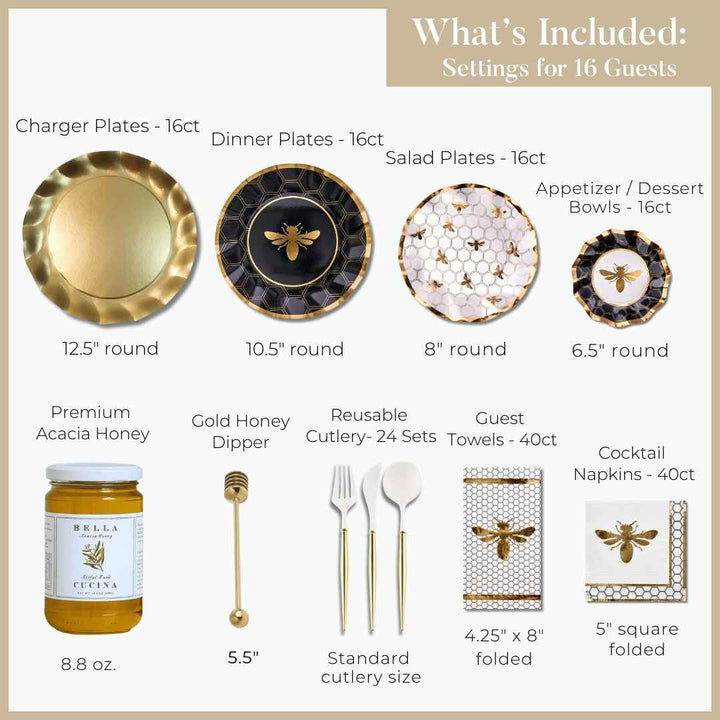 Ultimate Rosh Table for 16: Honeybee