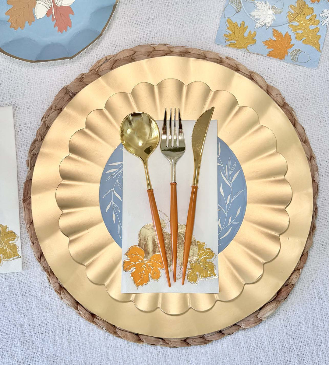 Gilded Harvest: Thanksgiving Table for 16