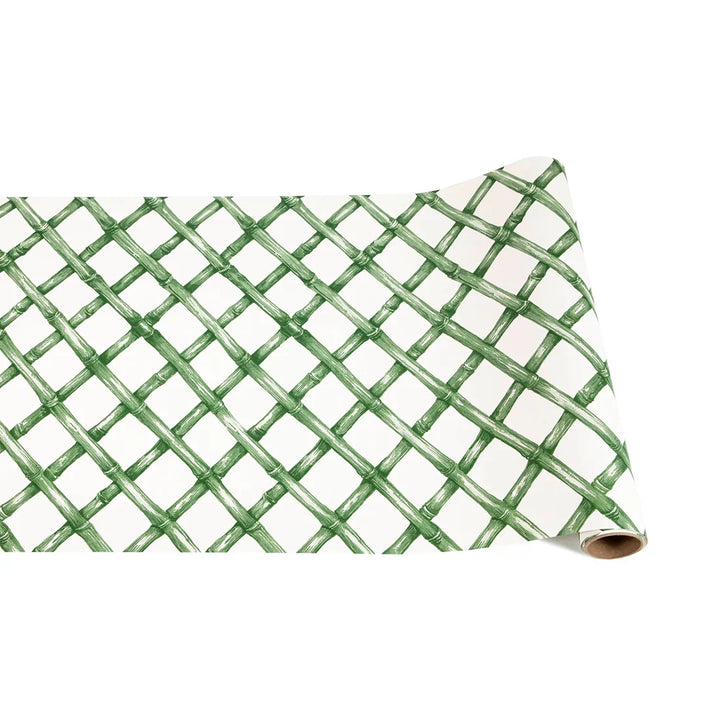 Green Lattice Runner - 20" x 25'
