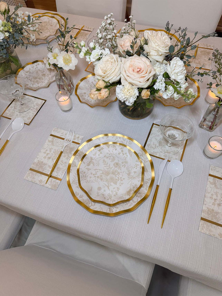 Timeless Table Setting: Sand