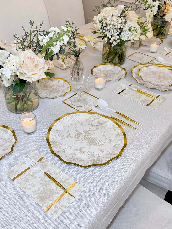 Timeless Table Setting: Sand