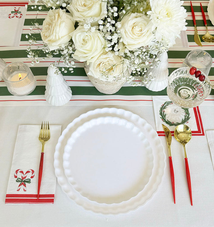Holiday Hearth Table Setting