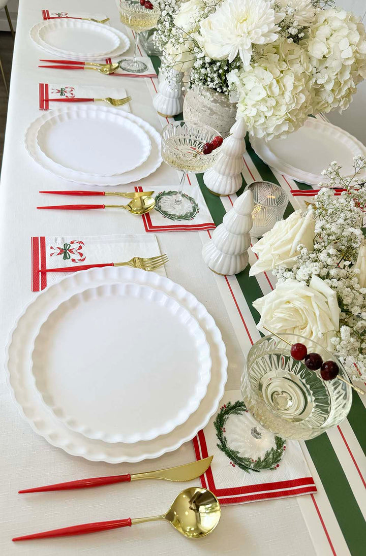 Holiday Hearth Table Setting