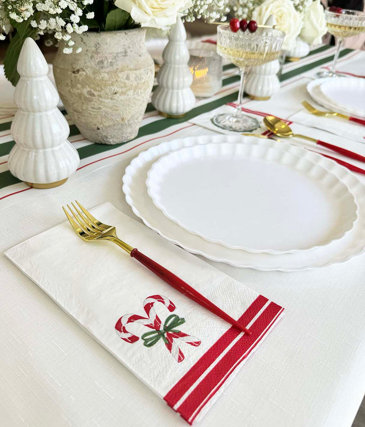 Holiday Hearth Table Setting