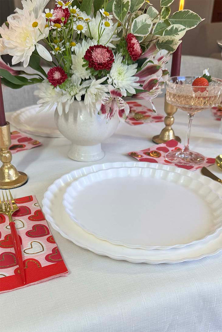 Hearts Adorned Table Setting