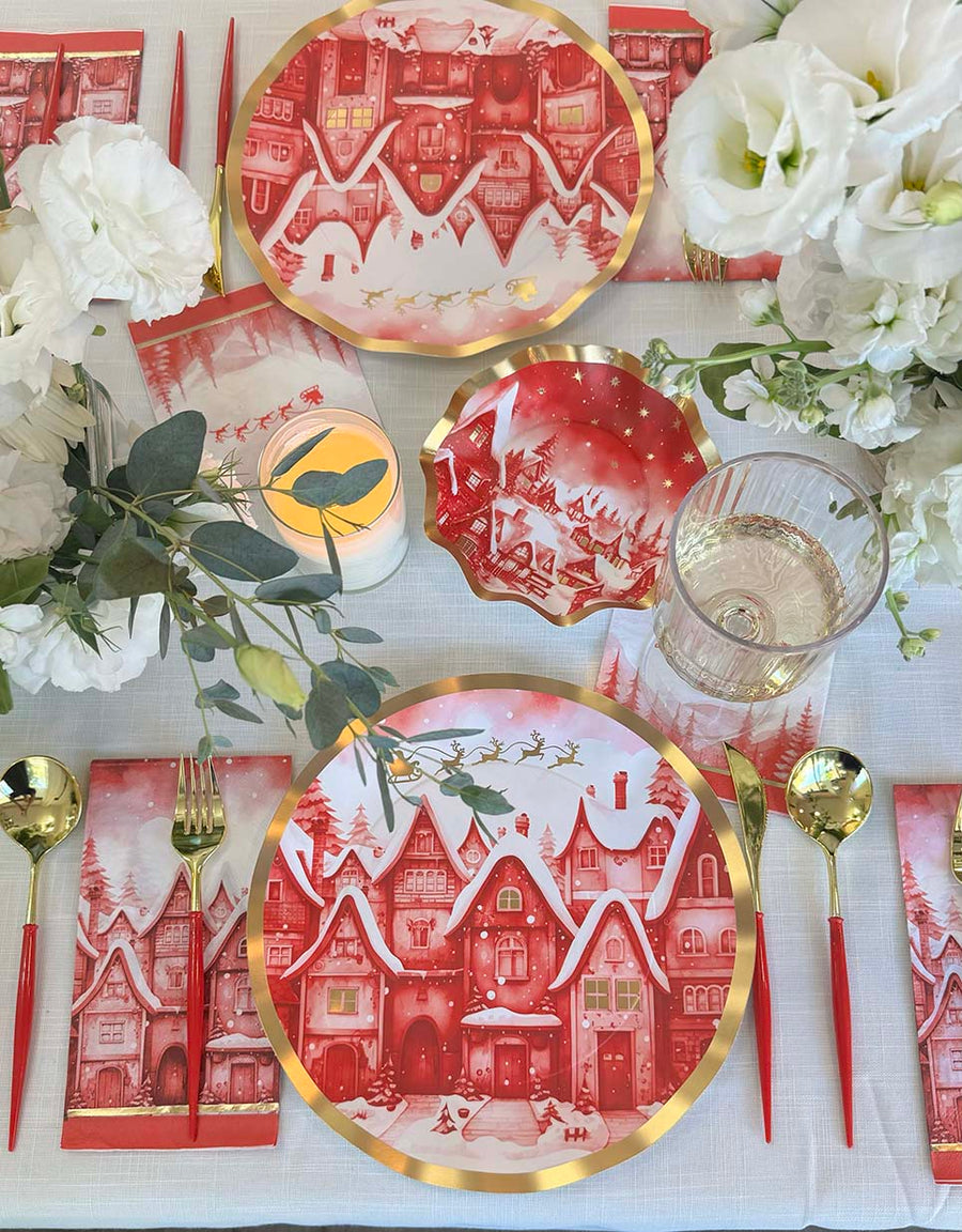 Christmas Village Table Setting – Sophistiplate LLC