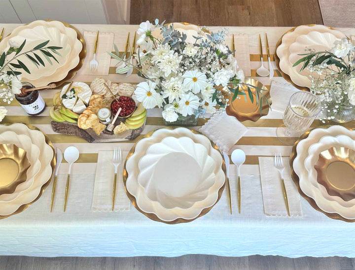 The Ultimate Sukkot Tablescape: Cream & Gold
