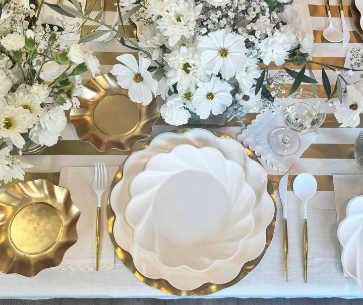 The Ultimate Sukkot Tablescape: Cream & Gold
