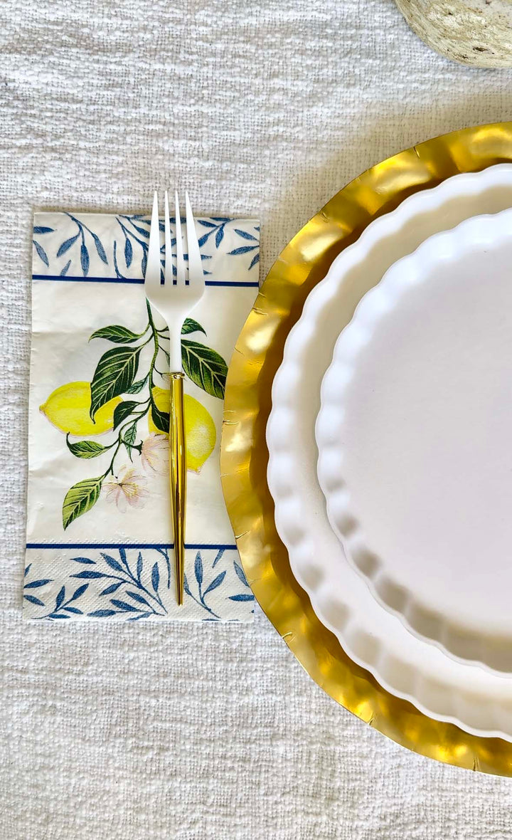 The Ultimate Sukkot Tablescape: Coastal Lemons