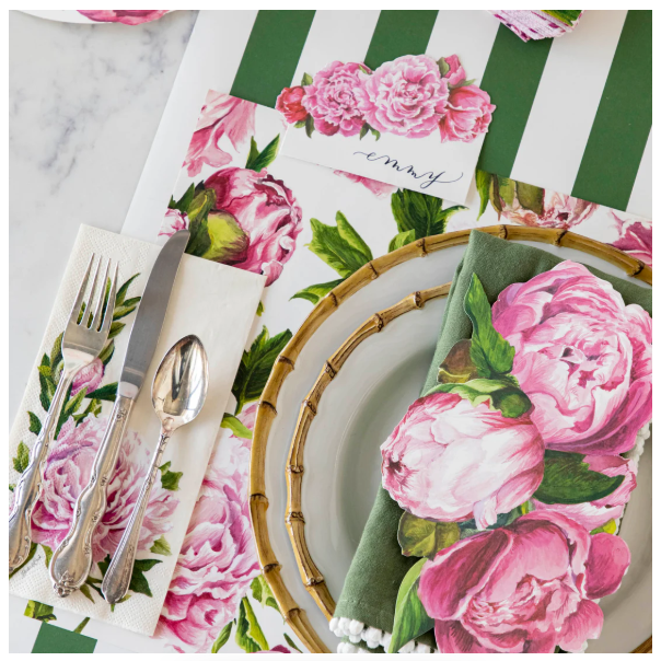 Hester & Cook Peonies in Bloom Placemat - Thumbnail 2