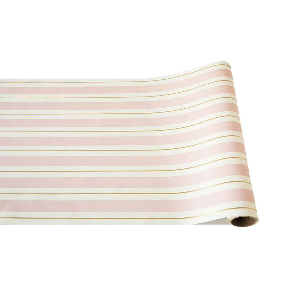 Pink & Gold Awning Runner - 20" x 25'