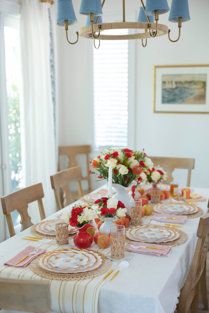 Golden Apple Table Setting