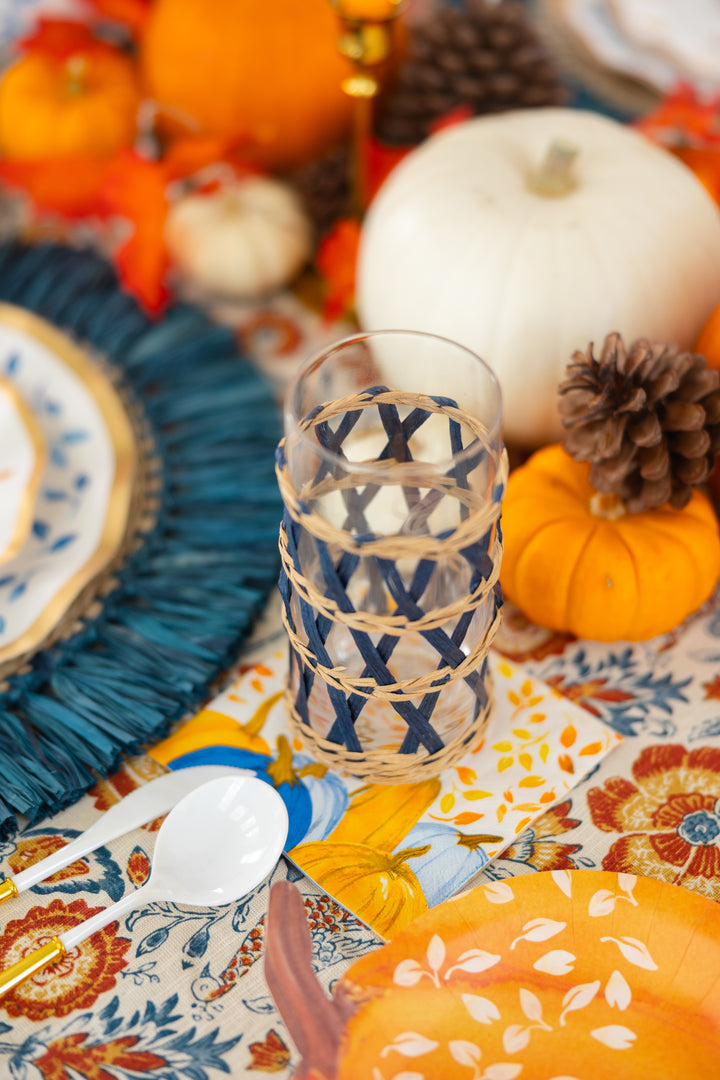 Cocktail Napkin Harvest Blues/20 pkg