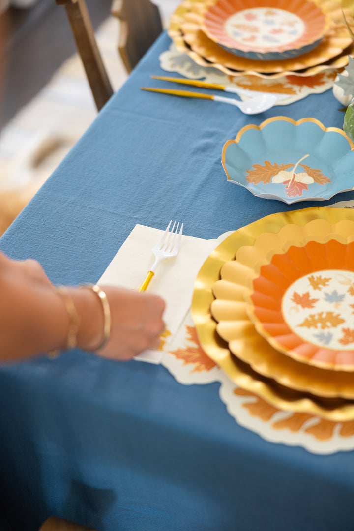 Gilded Harvest Table Setting
