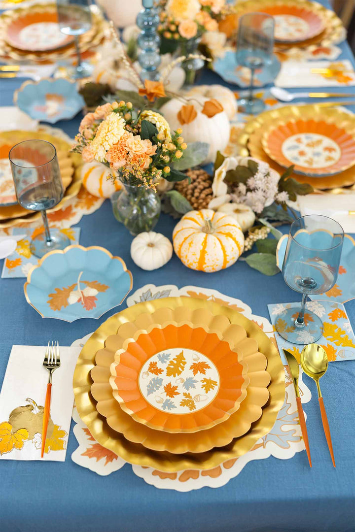 Gilded Harvest: Thanksgiving Table for 16