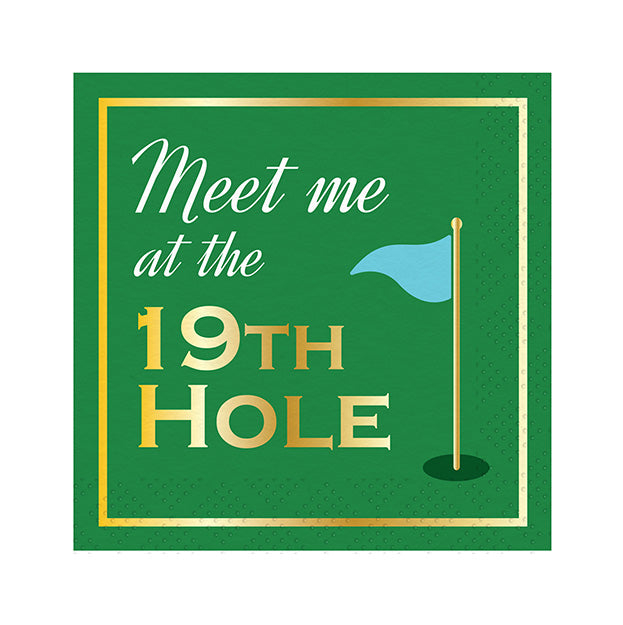 19th Hole Cocktail Napkins/40pk
