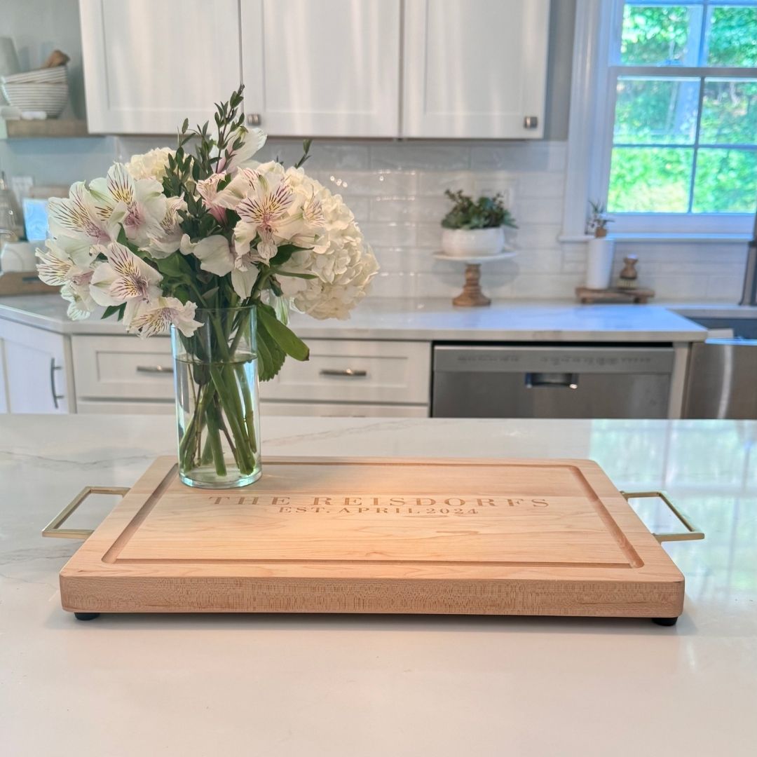 Personalized Maple Wood Cutting + Cheeseboard (Test)