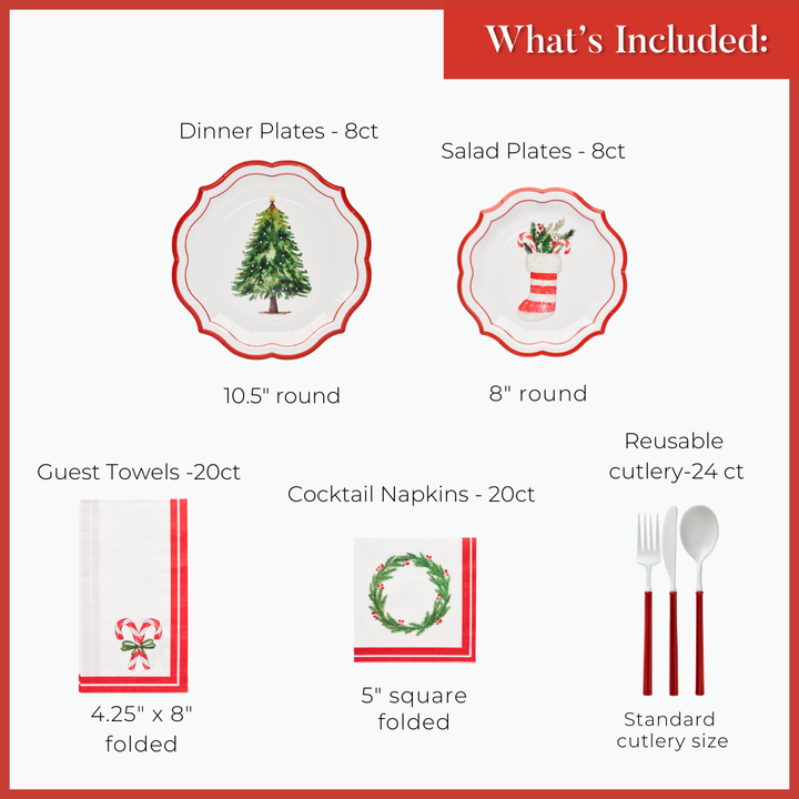 Merry and Bright Table Setting