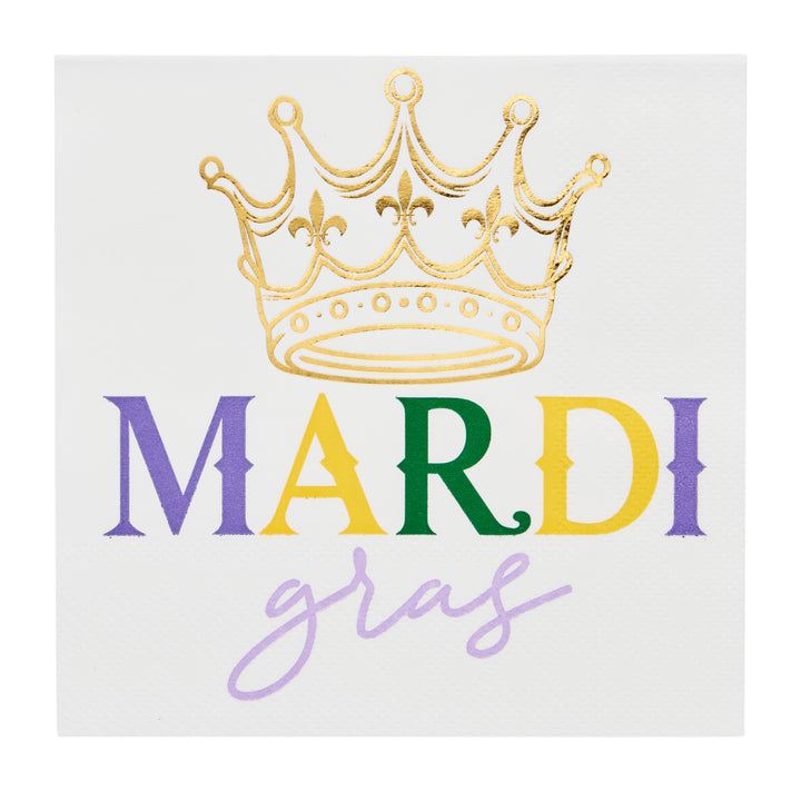 Let's Mardi Cocktail Napkins/26pk